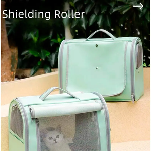 Grande spazio comodo tapparelle per animali domestici traspirante stoffa per bambola borsa a tracolla cerniera per gatti che vanno a borsetta - Product Image 6