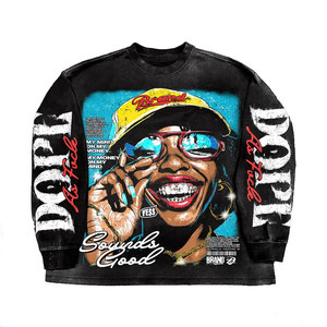 Custom Casual Men Long Sleeve Sweatshirt Crew Neck Pullover Soft <b>Warm</b> <b>Fleece</b> Fabric Comfortable Fashion Daily Wear Sweatshirts - Product Image 2