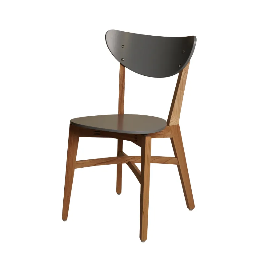 High quality modern comfortable dining chair Burger 02 home furniture wooden legs chair for dining room