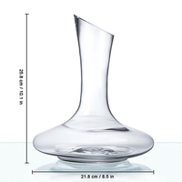 5512DCb décanteur de vin verseur décanteur de whisky en cristal pour liqueur, whisky, Bourbon, Vodka - 1800ml / 60oz pierres de whisky