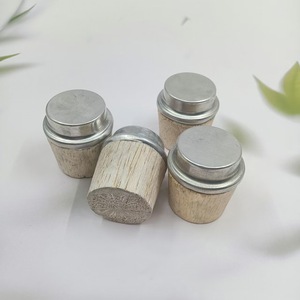 Termo alto de 8 libras con tapón de corcho. Esta es una tapa de botella de madera para el hogar. - Product Image 4