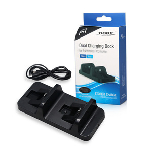 עבור PS4 בקר מטען טעינת Dock תחנה עם 2 מיקרו USB טעינה פלאגים כפול טעינת Dock לפלייסטיישן 4 PS4 slim