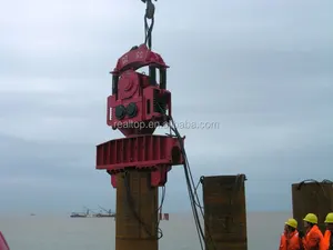 Vibratory Pile Driver RT-150A Crane Type Electric Vibro Hammer For Steel Casing Pile