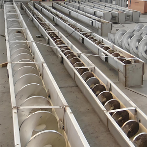 Tự động shaftless vít băng tải Ống tời bùn truyền đạt và nhấn máy tích hợp - Product Image 2