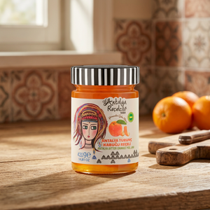 Confiture de Zeste d'Orange Amère Série Yoruk 50% Fruits 420g Qualité Premium - Product Image 1