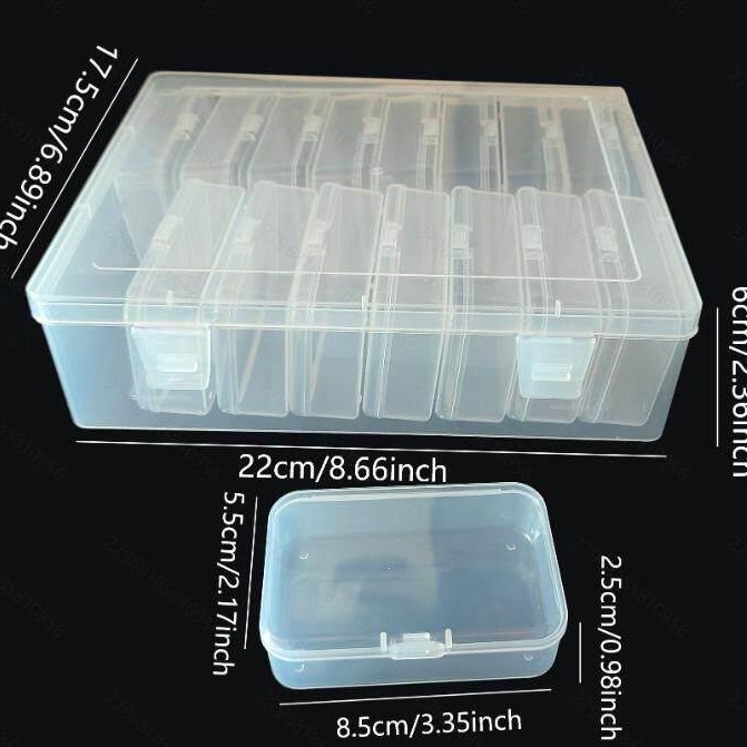 Ensemble de 8,5 pièces [16 petites boîtes + 1 boîte extérieure]