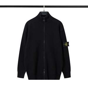 Cardigan in Cotone Cross-border da Uomo, Maglione Primaverile Autunnale per Coppia, Maglieria Tinta Unita a Maniche Lunghe con Cerniera, Elasticizzato - Product Image 3