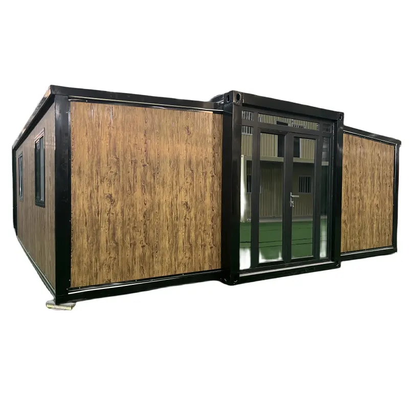 Design moderno prefabbricato pieghevole in acciaio modulare casa contenitore 2 e 3 camere da letto casa Mobile espandibile casa Mobile