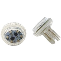Lumières LED RGB à changement de couleur, 6 pièces SMD3535 30mm, points lumineux RGB 24V pour manèges, parcs d'attractions et fêtes foraines