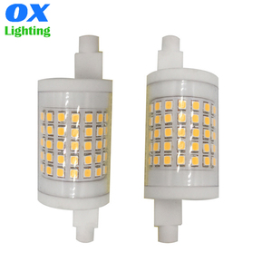 Ampoule <span class=keywords><strong>LED</strong></span> <span class=keywords><strong>R7S</strong></span> 330 degrés SMD 2835 10W dimmable, couvercle en céramique transparent 78mm, 85-265V - Product Image 1