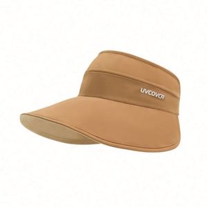 Sombreros de verano para mujer, sombrero para el sol de doble cara, gorra con visera de ala grande anti-UV para verano, gorras con visera para deportes al aire libre - Product Image 5