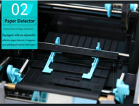 Printer Label Transfer Termal 600 Dpi Lebar Maksimal 105.6mm Stok Stiker Pengiriman & Perekat untuk G6000