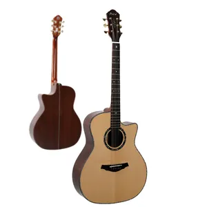 中国高品质Ovation原声电吉他41英寸，外观精美，批发上身彩绘