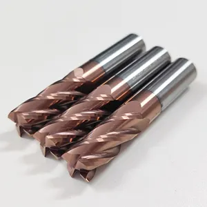 Chất lượng cao Carbide HRC 55 End Mill sử dụng cho kim loại cho máy CNC