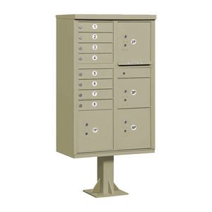 Buzones de <span class=keywords><strong>Correo</strong></span> Grises para Exterior, Cumplen con las Normas de la USPS, para Apartamentos, con Cerradura de Llave, de Acero, para Correos - Product Image 4