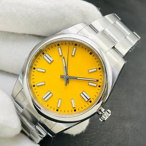 Une montre mécanique automatique luxueuse en acier inoxydable avec un mouvement en verre saphir convient aux hommes et aux femmes. - Product Image 1