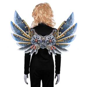 Ecowalson New Cool Wings Pasarelas <span class=keywords><strong>Alas</strong></span> <span class=keywords><strong>de</strong></span> Ángel para niños Adultos Unisex Steampunk Wings Cosplay Disfraces Props - Product Image 6