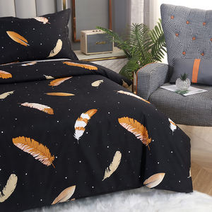 Benutzer definierte Muster größe European American Style 90gsm 100% Polyester Mikro faser Bettwäsche Set Qualität Bett bezug für den Heimgebrauch - Product Image 3