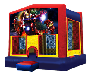 Château commercial gonflable personnalisé pour garçons, maison à rebond gonflable avec panneau artistique combiné coulissant pour enfants - Product Image 2