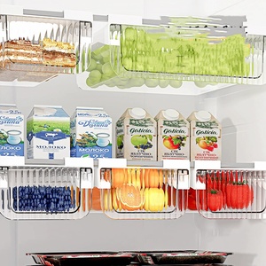 Ownswing Tủ Lạnh Ngăn Kéo Lưu Trữ Thùng Dưới Kệ Tủ Lạnh Container Tủ Lạnh Organizer Thùng Cho Trái Cây Rau - Product Image 4