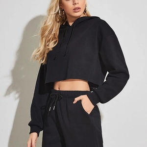 Sudadera con capucha de algodón y poliéster con logotipo personalizado de alta calidad para mujer, sudaderas bordadas para Otoño e Invierno - Product Image 2