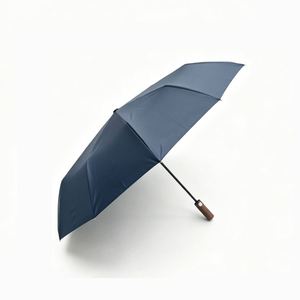 Parapluie personnalisé avec logo, ouverture et fermeture automatiques, compact, pliable en 3, protection UV, coupe-vent, multicolore pour les affaires et l'usage quotidien - Product Image 2