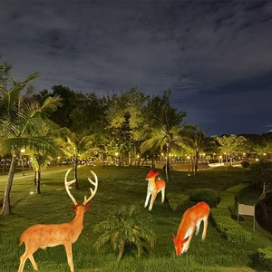 Fiberglass Deer <strong>Lamp</strong> Suitable for Outdoor Park and Scenic Area Landscape Lighting - Product Image 4