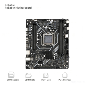 เมนบอร์ดคอมพิวเตอร์ ATX ช่องเสียบจ่ายไฟ 24 พิน ซ็อกเก็ต LGA1151 บอร์ด B250 เมนบอร์ดพีซีแบบคู่ บอร์ดเดสก์ท็อป B250 - Product Image 4