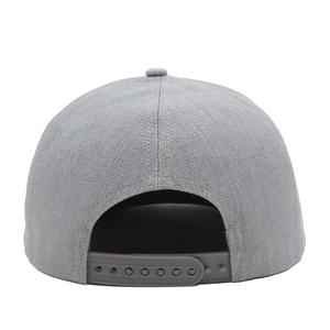 Casquettes de baseball sportives à visière plate structurée, brodées, multi-panneaux (7 panneaux), 100% chanvre, écologiques, durables et de haute qualité - Product Image 5