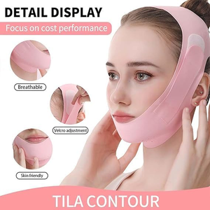 Masque facial réutilisable en forme de V pour affiner le double menton et ceinture de lifting pour appareil de lifting du visage - Product Image 3