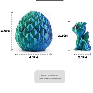 Uovo del Mandaloriano Stampato in 3D, Giocattolo Creativo <span class=keywords><strong>Fantasy</strong></span> e Sci-Fi per Bambini, Materiali Colorati - Product Image 3