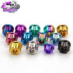 Tuercas de Titanio TMJ M5 M6 M8 M10 M12 M14M16, Tuercas de Eje con Brida de Titanio, Aleación de Titanio Gr5 Ti6Al4V, Tuerca CNC para Eje Trasero - Product Image 3