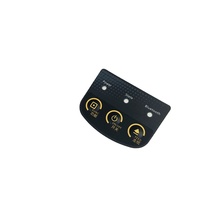 Remote Controller Membran Desain Khusus dengan Overlay Grafis PET PC, Tombol Tactile Embossed, Perekat 3M467, dan Lampu LED Backlit