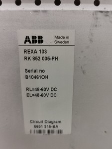 Schéma de circuit Plc <span class=keywords><strong>Rexa</strong></span> 103 / 852 005-ph pour produit sous garantie - Product Image 2