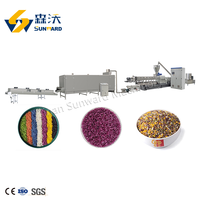 Machine de production de riz artificiel instantané, machine de fabrication de riz nutritionnel, usine de production de riz artificiel