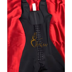 Reduce el <span class=keywords><strong>Abdomen</strong></span> Shapewear Cuerpo completo <span class=keywords><strong>Fajas</strong></span> colombianas Shaper Monos de alta compresión Postoperatorio Posparto Lipo Brazo Adelgazador - Product Image 4