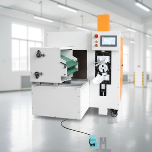 เครื่องบรรจุ<span class=keywords><strong>ผ้า</strong></span><span class=keywords><strong>นวม</strong></span>สำหรับขาย ใช้ในโรงงาน เครื่องม้วนและบรรจุแผ่นใยสังเคราะห์ - Product Image 1