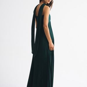 Vestido Maxi Babydoll con Bordado Floral y Encaje, Ecológico, Transpirable, Casual, de Verano, Cintura Natural - Product Image 2