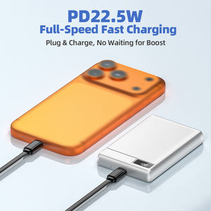 <span class=keywords><strong>Batterie</strong></span> <span class=keywords><strong>externe</strong></span> portable 10000mAh 15W magnétique sans fil Type-C ultra-fine en alliage d'aluminium avec charge rapide PD 20W - Product Image 2