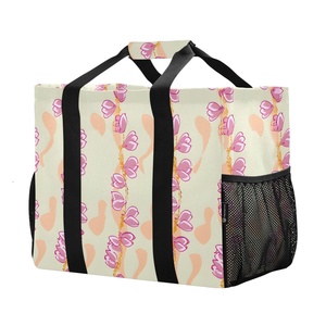 Nouveauté : Sac de plage pliable grande taille en Tyvek avec fermeture éclair, motif hawaïen, idéal pour le shopping et le rangement - Product Image 2