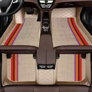 ชุดพรมปูพื้นรถยนต์หนังลายทาง 3 มิติ หรูหรา เป็นมิตรกับสิ่งแวดล้อม ดีไซน์กันลื่น สำหรับรถยนต์ VW รุ่นใหม่ ระดับไฮเอนด์ สำหรับธุรกิจ  ตกแต่ง<span class=keywords><strong>ภายใน</strong></span>รถยนต์ HRV - Product Image 5
