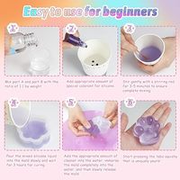 Taba Squishy Making Kit Mini Cat Paw Taba Squishy Toys Mochi Squishy Toys Making Kit Soft Silicone Rubber Liquid Water Pinch Gel