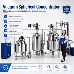 Évaporateur sphérique Ace avec agitateur à grattoir pour la concentration de sauces, de sauce soja et d'extrait de levure - Product Image 2