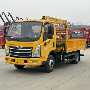 Petit camion de fret Foton de 3 tonnes avec grue montée, grue de camion de 4 tonnes, grue de camion de 5 tonnes à vendre - Product Image 2