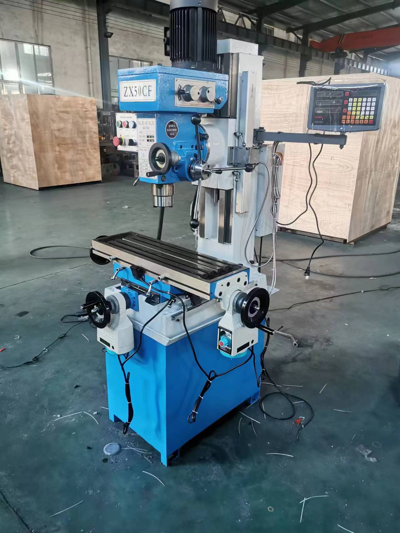 High Precision Drilling & Milling Machine ZX50CF from China