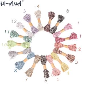 Cuerda Delgada de Algodón/Acrílico de Doble Hilo de 2MM, Resistente a la Abrasión y al Ácido, Directo de Fábrica, para Manualidades y Tejido en Jardín de Niños - Product Image 1