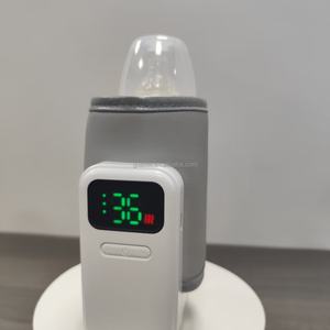 2025 Rechargeable Heated <b>5000mAh</b> Lithium <b>Battery</b> Milk Warmer for Baby with 18W Power 37-55 Heating USB Plug - Product Image 4