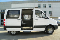 Véhicule utilitaire léger 5.2m Yuchai Euro III toit bas 7-12 sièges Minibus conduite à gauche/droite passager Bus de voyage public