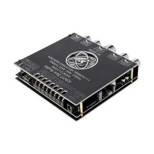 Placa Amplificadora de 2.1 Canales XY-S220H TDA7498, Módulo Amplificador de Subwoofer de 160W×2+220W con Control de Agudos y Graves, Actualización para T - Product Image 5