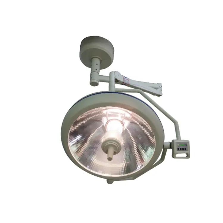 Tek kafa 500MM halojen reflektör tavan cerrahi sınav ışık ENT diş OT genel çalışma gölgesiz lamba